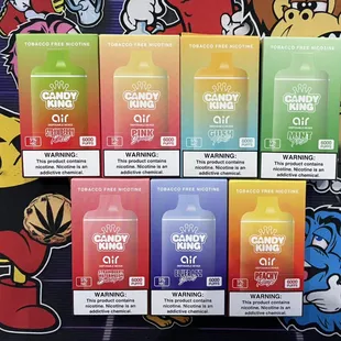 New Candy King Air disposable 6000 Puffs