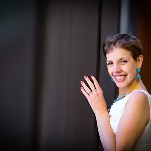 Gorgeous smile - beautiful bride - Albuquerque wedding photographer