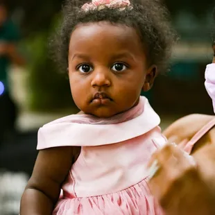 Beautiful baby - but very serious! Albuquerque wedding photographer