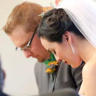 Couple being married - Buffalo Thunder resort - Albuquerque wedding photographer