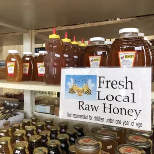fresh local raw honey