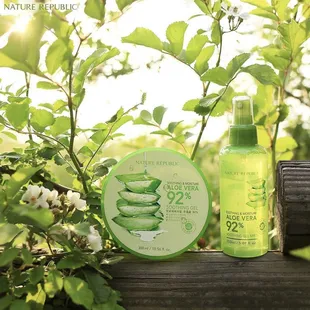 Aloe Vera 92% Soothing Gel and Gel Mist!