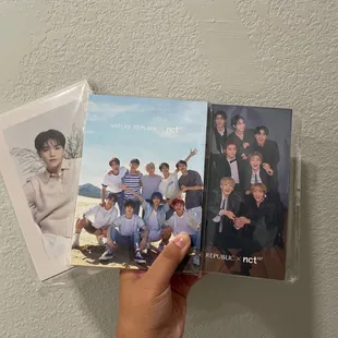 NCT photocard set and photobooks
