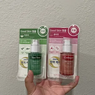 Tea Tree ampoule and Collagen ampoule