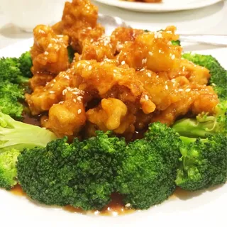 Veggie Sesame Chicken /