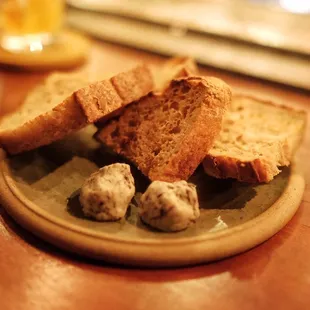 Sourdough bread with ogo butter.