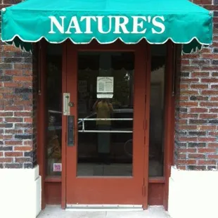 the entrance to nature's
