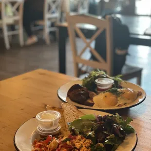 Tofu Scramble Pulled Pork Sweet Potato Hash