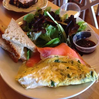 Smoked Salmon Omelette