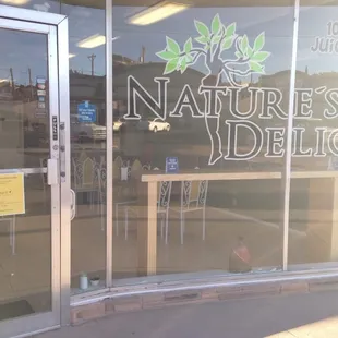 Storefront of Nature's Delight
