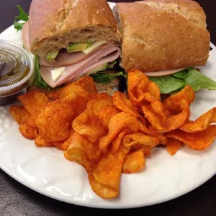 Yummy Ham and Turkey Sandwich from ND