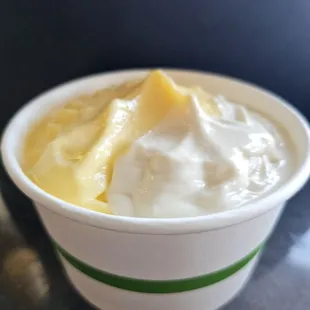Vegan Dole Whip with Oatly Soft Serve