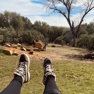 Having fun with nature right outside Nature's Inn