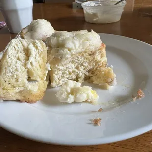 Worst &quot;cinnamon&quot; rolls EVER! Like a dry dinner roll, not sweet. No cinnamon to be found - at all. Icing wasn&apos;t cream cheese based :-(