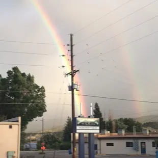 Double rainbow at NM