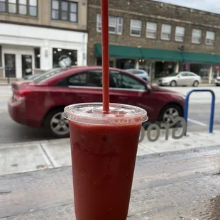 Ruby Sunrise smoothie