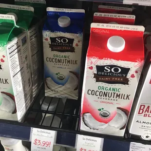 Milk on sale