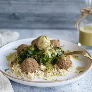 Swedish Meatballs w/ Sauteed Kale