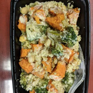 Sweet Potato Lemon Tahini Bowl