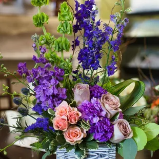 Beautiful hues of purple and lavender.