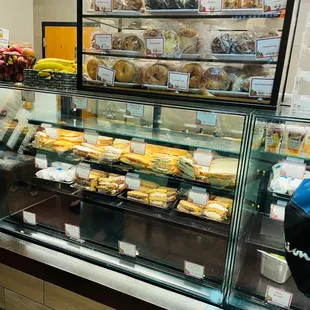 a display of pastries