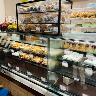 a display of pastries