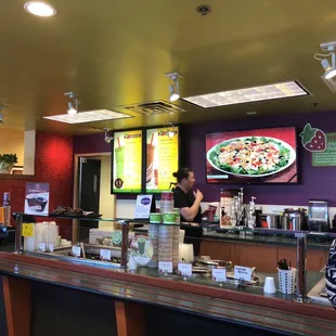 customers at the counter