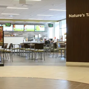 the interior of a restaurant