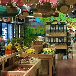 a variety of fruits and vegetables