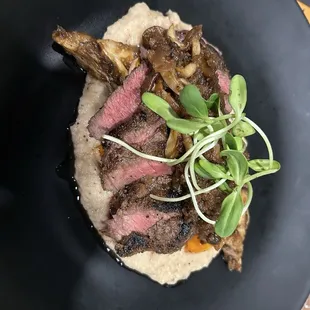Coffee Crusted Bison Sirloin