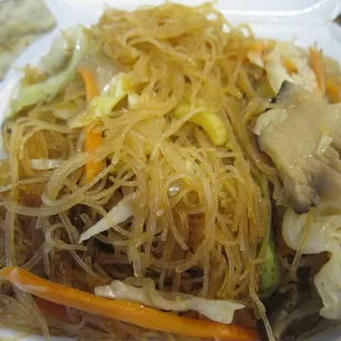 side order of pancit bihon ($3)