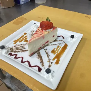 Strawberry cheesecake