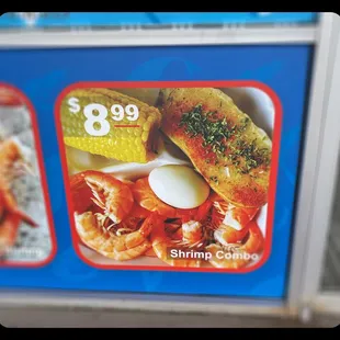 This second time I got the 11. Shrimp Dinner Combo.