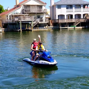 Great day on the water with Karen and Mike!