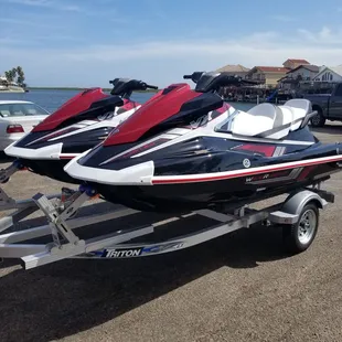 Added 2 2018 Yamaha DX Skis to the family! Come join us for the time of your vacation.