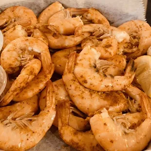 Steamed Peel n Eat, served Fresh &amp; HOT!