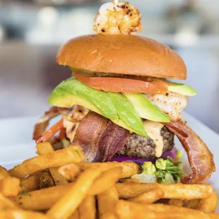 Surf &amp; Turf Burger.