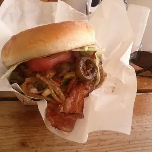 The Junkyard Burger...