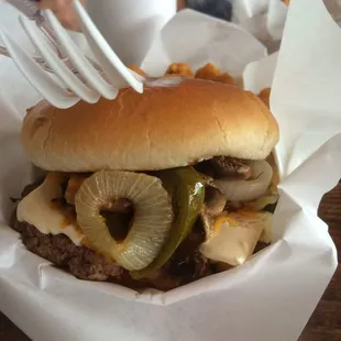 Junkyard burger