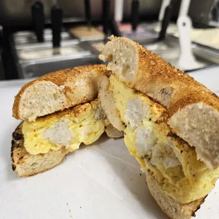 The Annapolitan on an Old Bay bagel
