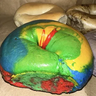 Rainbow Bagel