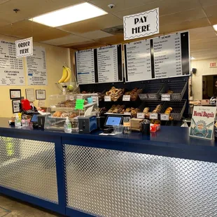 Early morning bagel pickup at Naval Bagels!