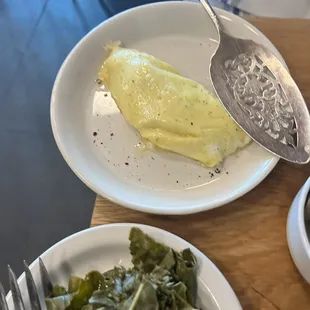 Gruyère omelette