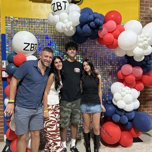 Family photo back drop! This was day 2!