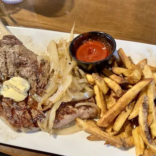 steak, food