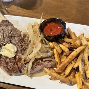 steak, food