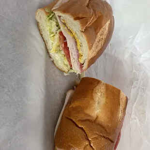 Turkey and Salami Sandwich