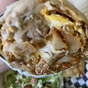 Chorizo Breakfast Burrito