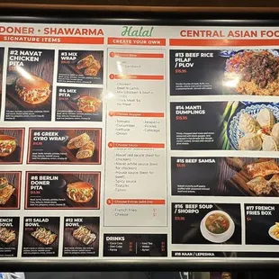 menu, ramen and noodles