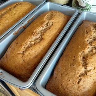 Whole-grain banana bread